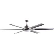 Parrot Uncle Ceiling Fan with Remote Modern Ceiling Fan with Lights LED, 72 Inch, Black