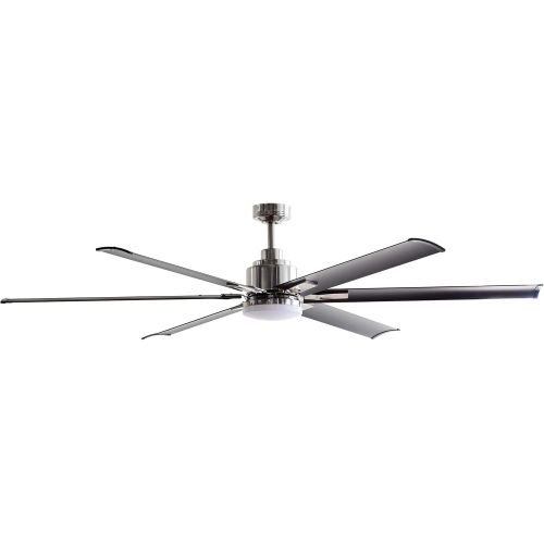  Parrot Uncle Ceiling Fan with Remote Modern Ceiling Fan with Lights LED, 72 Inch, Black