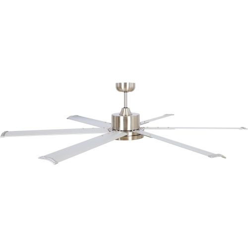  Parrot Uncle Modern Ceiling Fan with Remote Large Ceiling Fans Indoor with Light LED, 65 Inch, Brushed Nickel