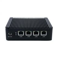 Partaker Mini Pc Firewall Mikrotik Pfsense VPN Network Router J1900 4 Intel LAN WiFi 3G4G Support 4G RAM 32G SSD I1