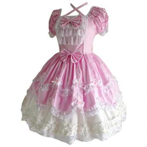  Partiss Womens Gothic Princess Cosplay Sweet Lolita Dress