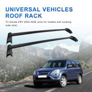 Partol Roof Rack Cross Bar for 2002-2006 Honda CRV Cargo Carrier, Aluminum Roof Top Cross Bars Luggage Rail Crossbars Roof Top Bar Luggage Carrier (Pack of 2, Black)