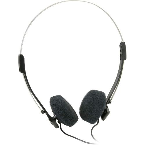  Parts Express Mini Stereo Lightweight Headphones with 4 ft. Cord