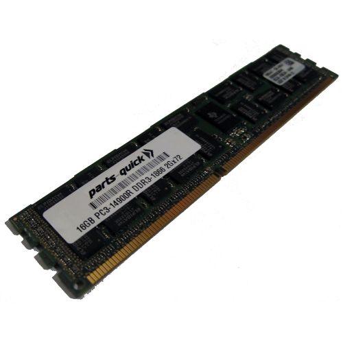  Parts-quick 16GB Memory for Dell PowerEdge M820 DDR3 PC3-14900 1866 MHz ECC Registered DIMM RAM (PARTS-QUICK BRAND)