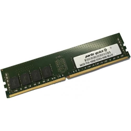  Parts-quick 64GB Memory for Dell PowerEdge R730 DDR4 PC4-2400 LRDIMM (PARTS-QUICK BRAND)