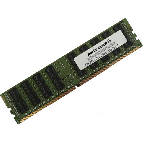  Parts-quick 16GB Memory for Dell PowerEdge R630 DDR4 PC4-17000 2133 MHz RDIMM RAM (PARTS-QUICK BRAND)