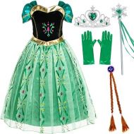Party Chili Princess Costumes Birthday Dress Up for Little Girls Age 3-12 Years