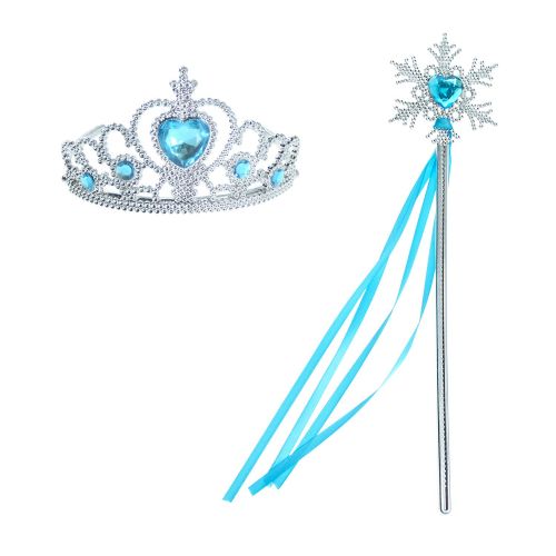  Party Chili Snow Queen Princess Elsa Dress Up Costume With Accessories Toddler Little Girls 2-10 Years