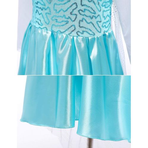  Party Chili Princess Costume for Girls Dress Up with Accessories Toddler Little Girls