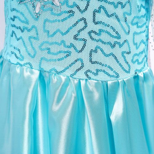  Party Chili Princess Costume for Girls Dress Up with Accessories Toddler Little Girls
