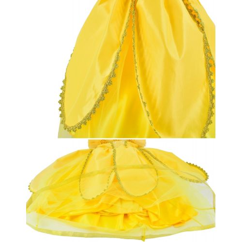  Party Chili Princess Dress Up Costume for Girls Birthday Party with Accessories