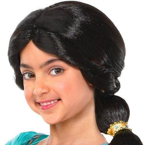  Party City Aladdin Jasmine Whole New World Costume for Children, Features a Peacock Jumpsuit with a Cape