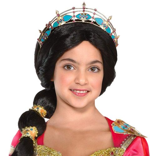  Party City Aladdin Pink Jasmine Costume for Children, Includes a Fancy Pink Dress with a Matching Shawl