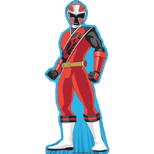  Party City Life-Size Power Rangers Ninja Steel Cardboard Cutout, 6ft Tall, Freestanding Decoration, Party Supplies, 1 Count
