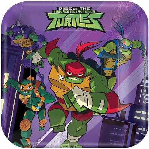  Party City Teenage Mutant Ninja Turtles Kids Birthday Party Supplies 16 Guests, Includes Plates, Napkins, Utensils, Cups