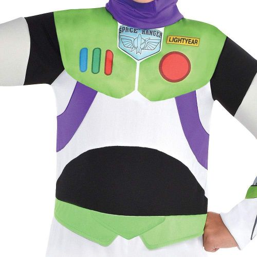  Party City Toy Story Buzz Lightyear Halloween Costume for Boys, Small (4-6), Includes Headpiece