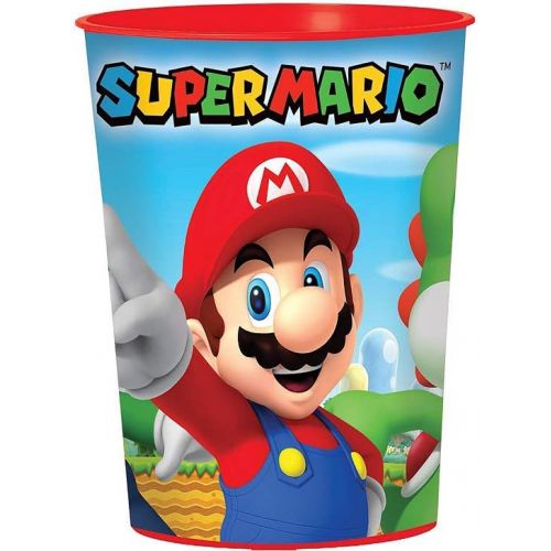  Super Mario Kids Birthday Party Supplies, Includes Happy Birthday Banner and Birthday Candles, Serves 16, by Party City