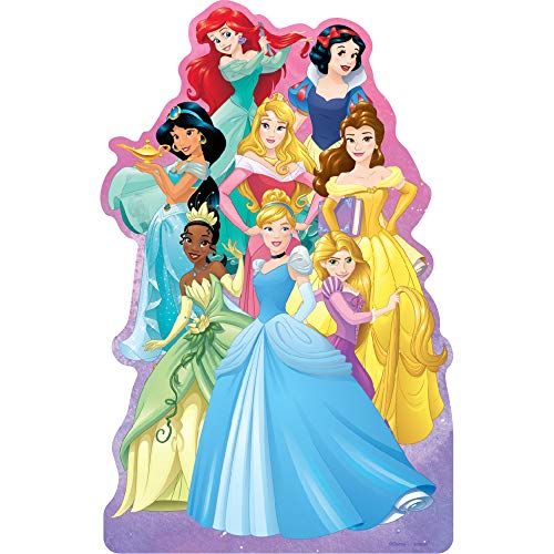  Party City Once Upon a Time Disney Princess Table Topper, 18in Tall, Centerpiece, Birthday Party Supplies, 1 Count