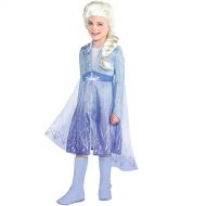 Party City Elsa Act 2 Halloween Costume for Girls, Frozen 2, Includes Dress