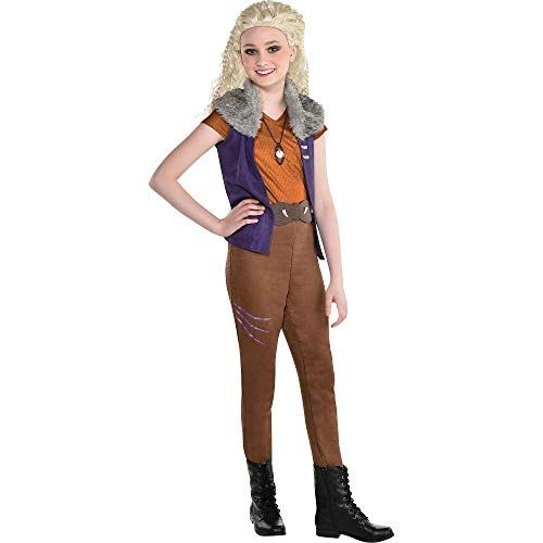  할로윈 용품Party City Addison Alpha Halloween Costume for Girls, Zombies 2, Includes Jumpsuit, Vest, Belt and Necklace