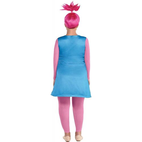  할로윈 용품Party City Queen Poppy Halloween Costume for Women, Trolls World Tour, Plus Size, Includes Wig, Dress and Tights