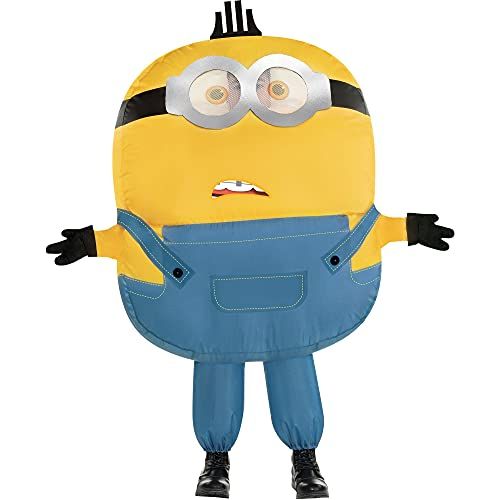  할로윈 용품Party City Minions Inflatable Otto Costume for Kids, Minions 2 The Rise of Gru, Standard Child Size