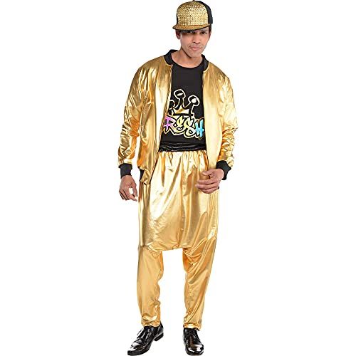  할로윈 용품Party City Hip Hop Halloween Costume Accessories Set for Adults, Small/Medium, Includes Jacket and Pants