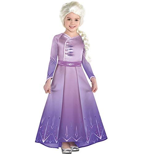  할로윈 용품Party City Elsa Act 1 Halloween Costume for Girls, Frozen 2, Includes Dress