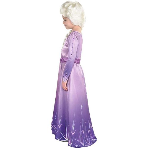  할로윈 용품Party City Elsa Act 1 Halloween Costume for Girls, Frozen 2, Includes Dress