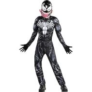 Party City Venom Halloween Costume for Boys, Venom 2, Includes Jumpsuit and Plastic Mask