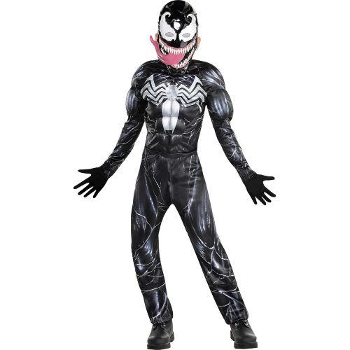  할로윈 용품Party City Venom Halloween Costume for Boys, Venom 2, Includes Jumpsuit and Plastic Mask