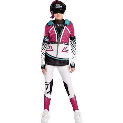  할로윈 용품Party City Hyperscape BUN-E Halloween Costume for Girls, Ubisoft Games, Includes Faux Jacket, Leggings, Mask