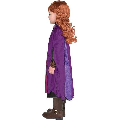  할로윈 용품Party City Anna Act 2 Halloween Costume for Girls, Frozen 2, Includes Dress and Cape