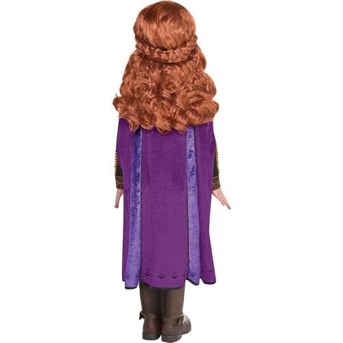  할로윈 용품Party City Anna Act 2 Halloween Costume for Girls, Frozen 2, Includes Dress and Cape