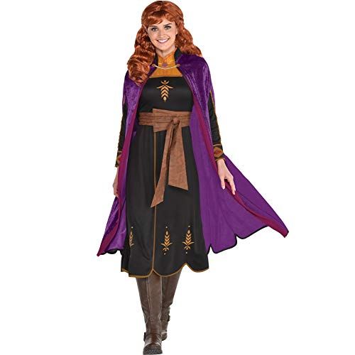  할로윈 용품Party City Anna Act 2 Halloween Costume for Women, Frozen 2, Includes Dress and Cape