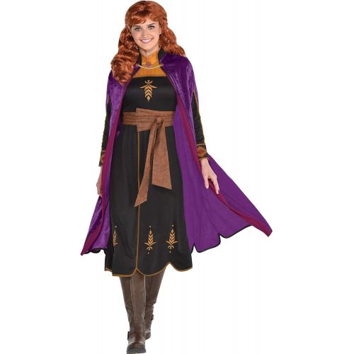  할로윈 용품Party City Anna Act 2 Halloween Costume for Women, Frozen 2, Includes Dress and Cape