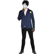 Party City Creepy Painter Halloween Costume for Men, Standard, Includes Jacket, Wig, Mask and Gloves
