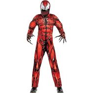 Party City Carnage Halloween Costume for Boys, Venom 2, Includes Jumpsuit, Plastic Mask and Gloves