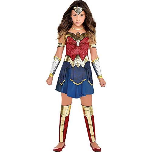  할로윈 용품Party City Wonder Woman 1984 Halloween Costume for Girls, Includes Dress and Accessories