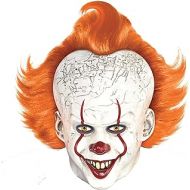 Party City Pennywise Mask Halloween Costume Accessory for Adults, IT Chapter 2, Standard Size
