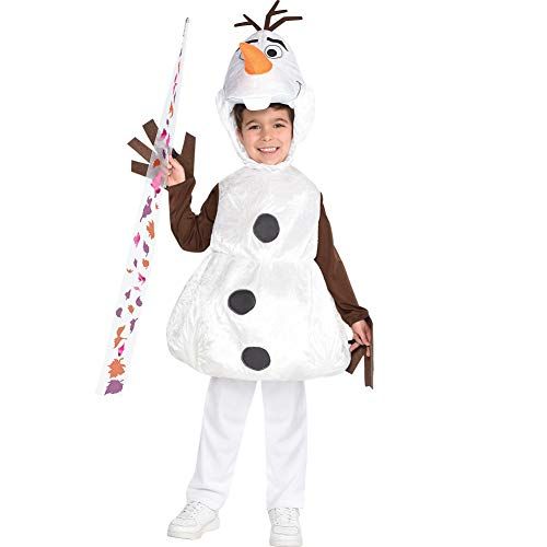  할로윈 용품Party City Olaf Halloween Costume for Boys, Frozen 2, Includes Headpiece and Wand