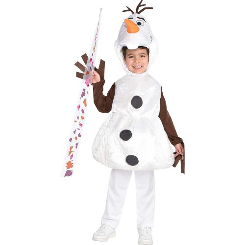  할로윈 용품Party City Olaf Halloween Costume for Boys, Frozen 2, Includes Headpiece and Wand