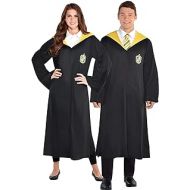 Party City Hufflepuff Robe Halloween Costume Accessories for Adults, Harry Potter, One Size, Features Crest and Hood