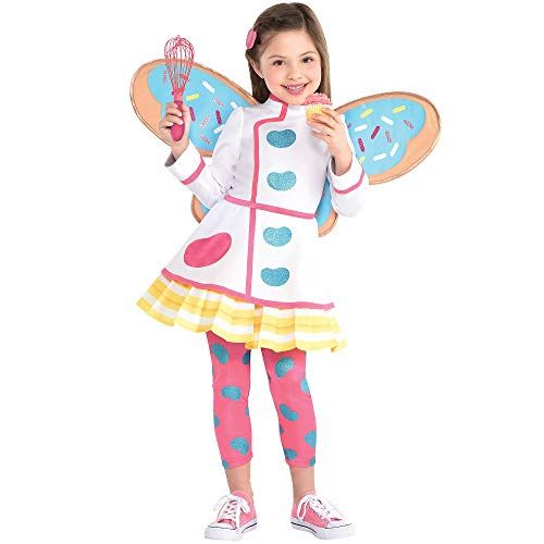  할로윈 용품Party City Butterbean Halloween Costume for Toddler Girls, Butterbeans Cafe Includes Accessories
