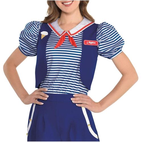  할로윈 용품Party City Robin Scoops Ahoy Halloween Costume for Adults, Stranger Things with Accessories