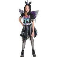 할로윈 용품Party City Zombie Unicorn Halloween costume for Girls, Includes Hooded Dress and Wings