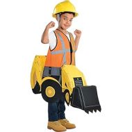 Party City Construction Digger Ride-On Halloween Costume for Children, Small, Includes Tractor Rider Suit