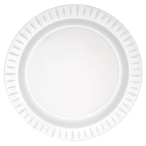  Party Essentials N1016817 Elegance Hard Plastic Round Dinner Plate, 10.25, Black (Case of 168)