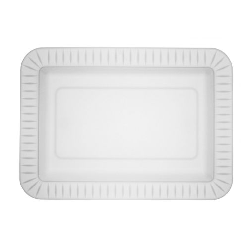 Party Essentials N259702 Elegance Hard Plastic Appetizer Plates, 5 x 7, Clear (Case of 420)