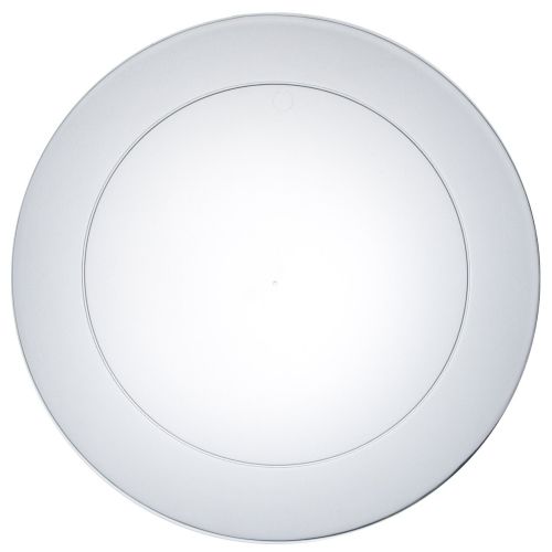  Party Essentials Hard Plastic Round Dinner Plate, 10-1/4 Diameter, Clear (Case of 240)